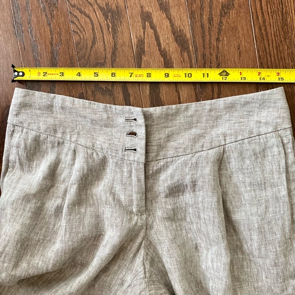 Linen Pants Cha Cha Vente Cropped Pants Capris 100% Linen - Picture 11 of 12
